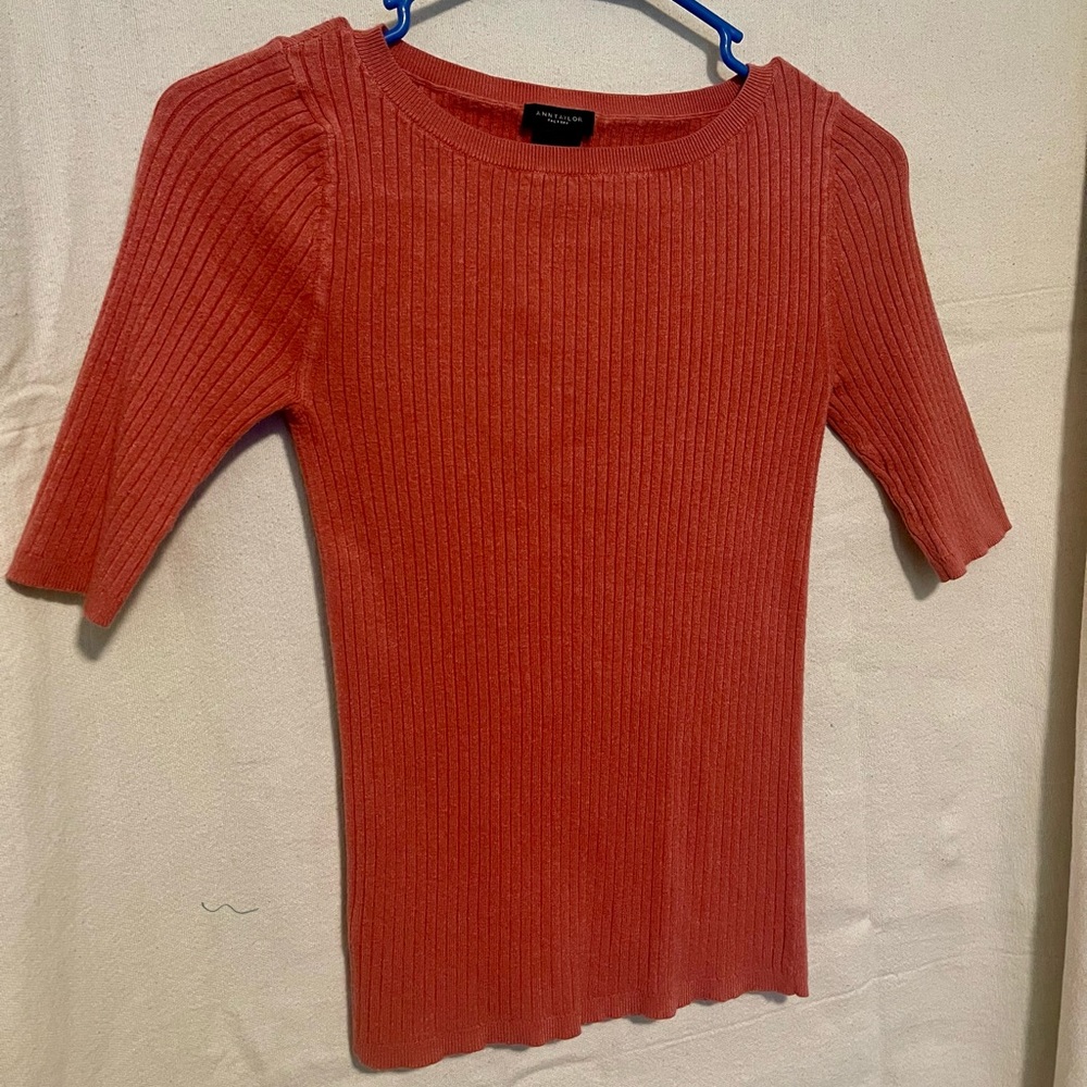 Coral Ann Taylor 3/4 sleeve top